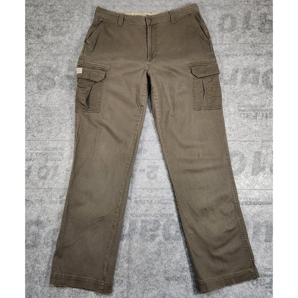 Red Head Pants Men's size 36 x 34 Brown Cargo Regular Straight Relaxed
